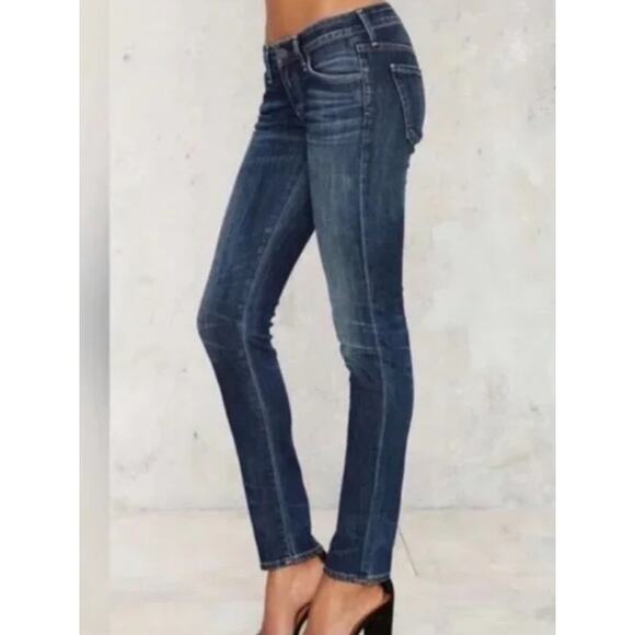 Citizens of Humanity Women’s Racer Skinny Denim Jeans Size 25 - Picture 3 of 14